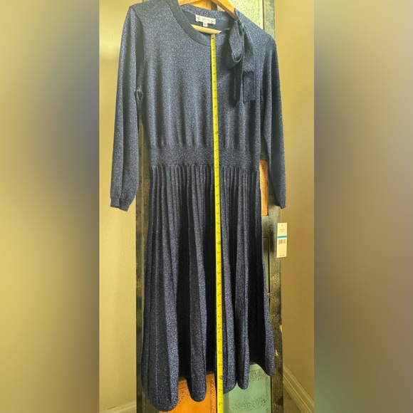 Nanette Lepore Blue Shimmer Dress (NWT) - Picture 7 of 7